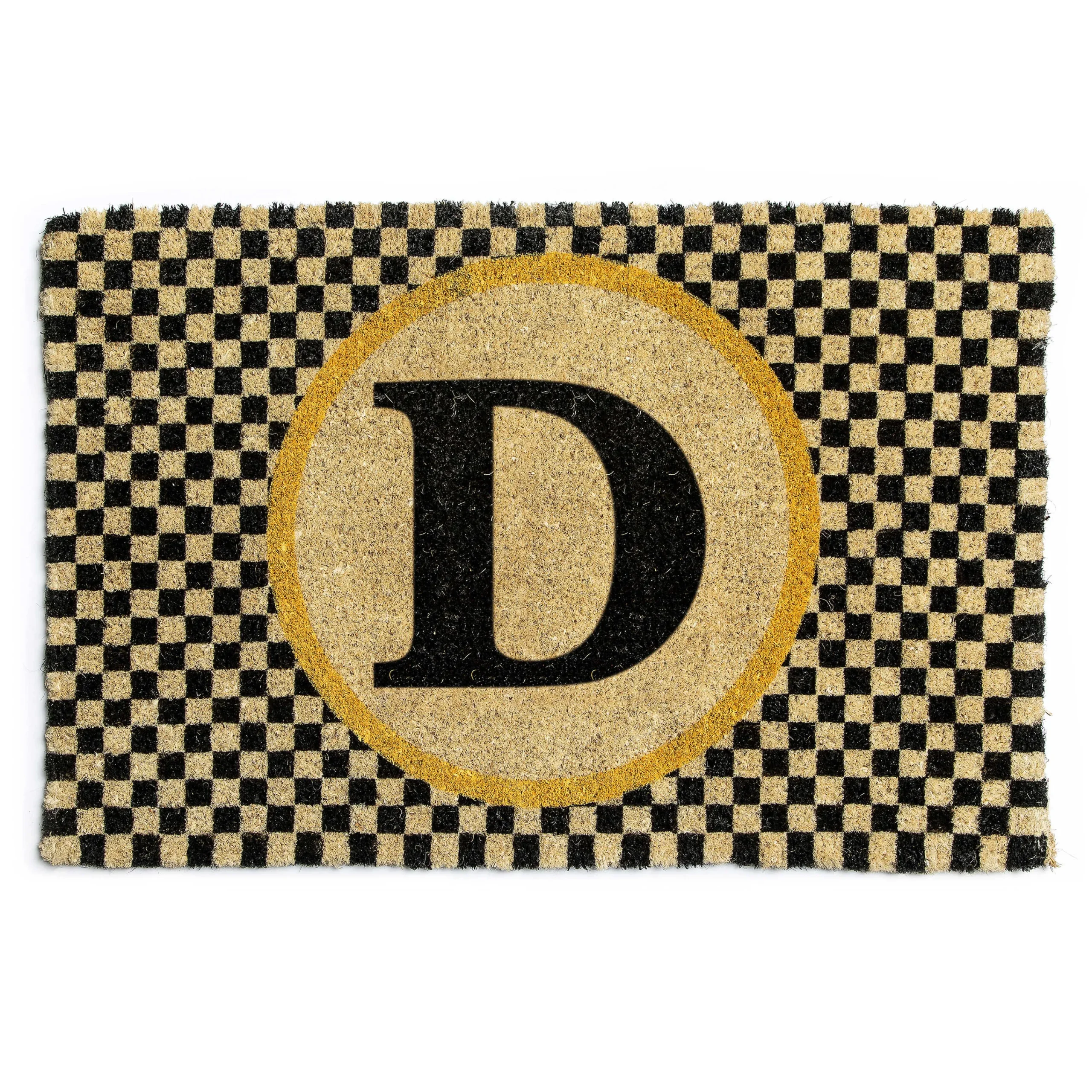 MacKenzie-Childs Outdoor|Rugs<Monogrammed D Entrance Mat