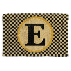 MacKenzie-Childs Outdoor|Rugs<Monogrammed E Entrance Mat