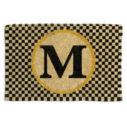 MacKenzie-Childs Outdoor|Rugs<Monogrammed M Entrance Mat