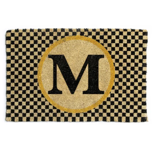 MacKenzie-Childs Outdoor|Rugs<Monogrammed M Entrance Mat