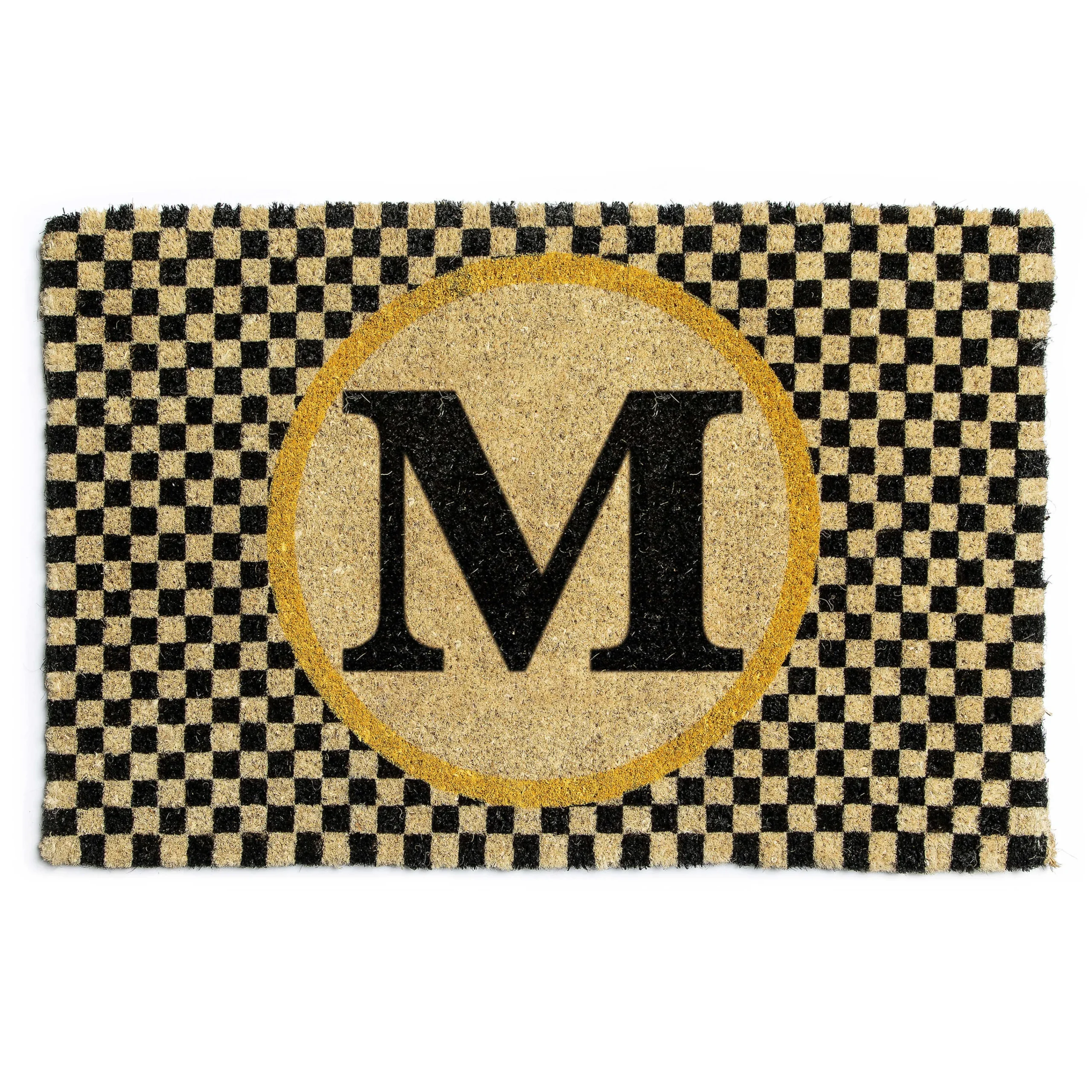 MacKenzie-Childs Outdoor|Rugs<Monogrammed M Entrance Mat