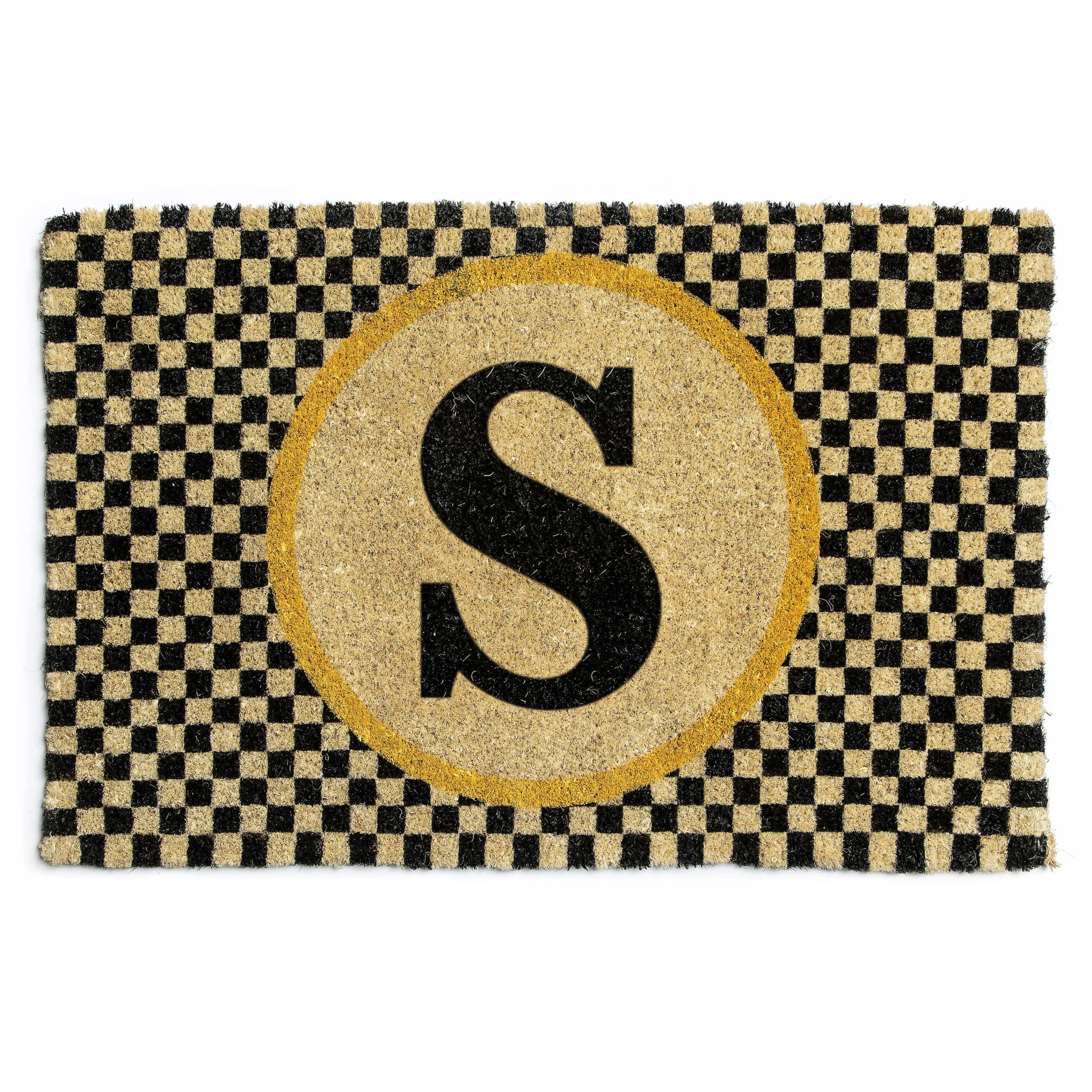 MacKenzie-Childs Outdoor|Rugs<Monogrammed S Entrance Mat