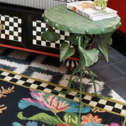 MacKenzie-Childs Outdoor<Morning Glory Accent Table