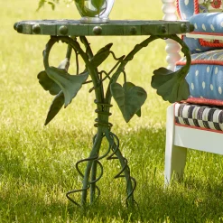 MacKenzie-Childs Outdoor<Morning Glory Accent Table