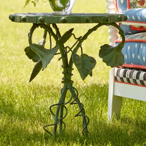 MacKenzie-Childs Outdoor<Morning Glory Accent Table