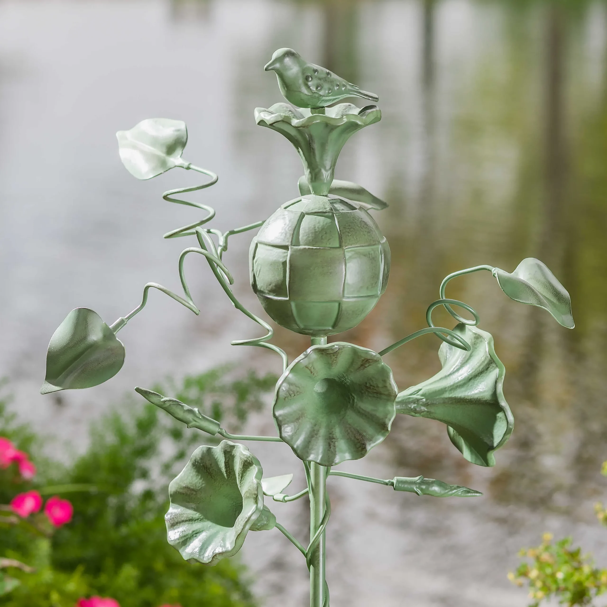 MacKenzie-Childs Spring|Outdoor<Morning Glory Garden Stake