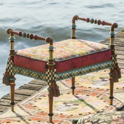 MacKenzie-Childs Entryway Furniture|Living Room<Musette 2' Bench