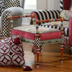 MacKenzie-Childs Entryway Furniture|Living Room<Musette 2' Bench