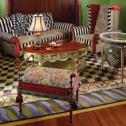 MacKenzie-Childs Entryway Furniture|Living Room<Musette 2' Bench