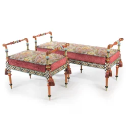 MacKenzie-Childs Entryway Furniture|Living Room<Musette 2' Bench