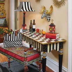 MacKenzie-Childs Entryway Furniture|Living Room<Musette 4' Bench