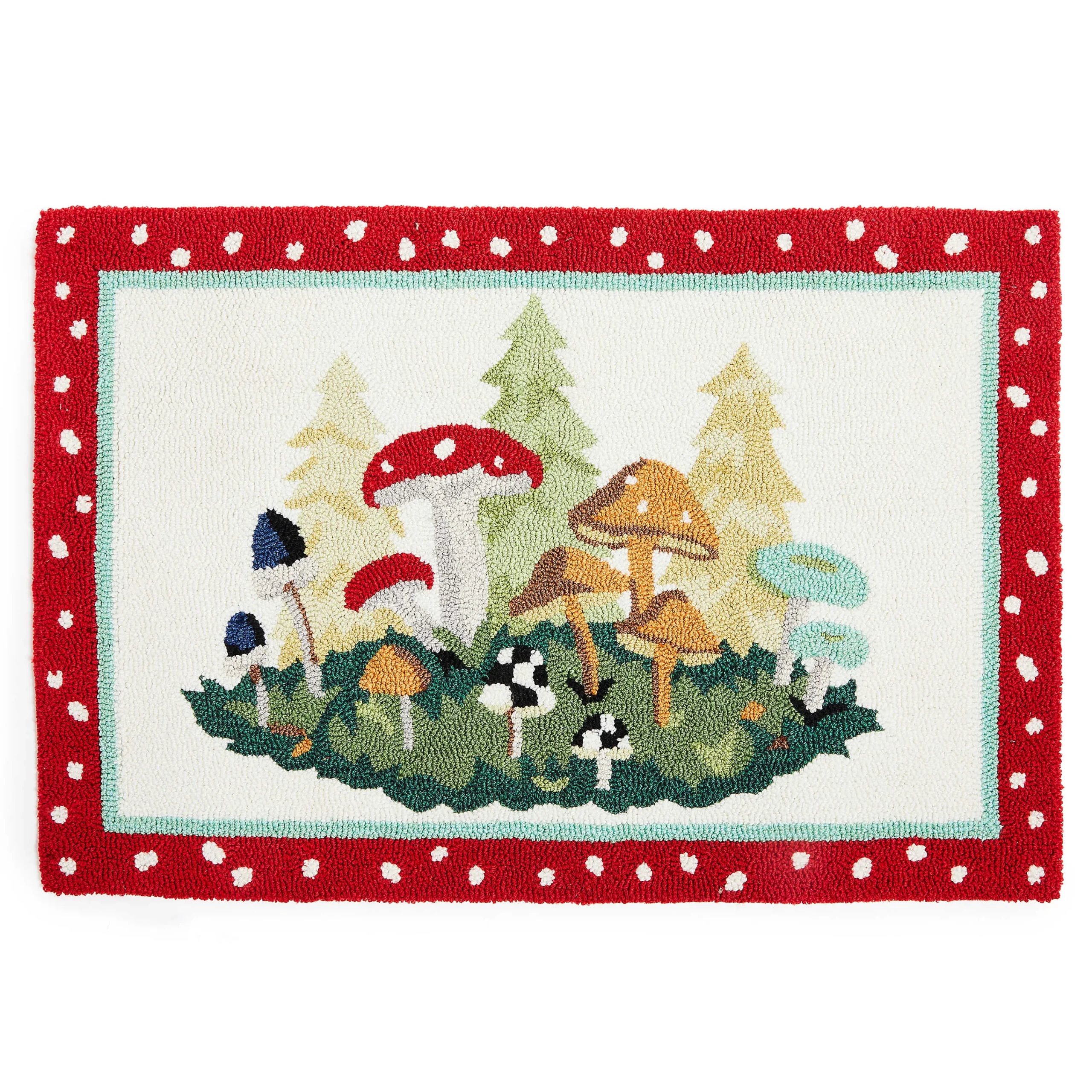 MacKenzie-Childs Rugs<Mushroom 2' x 3' Rug