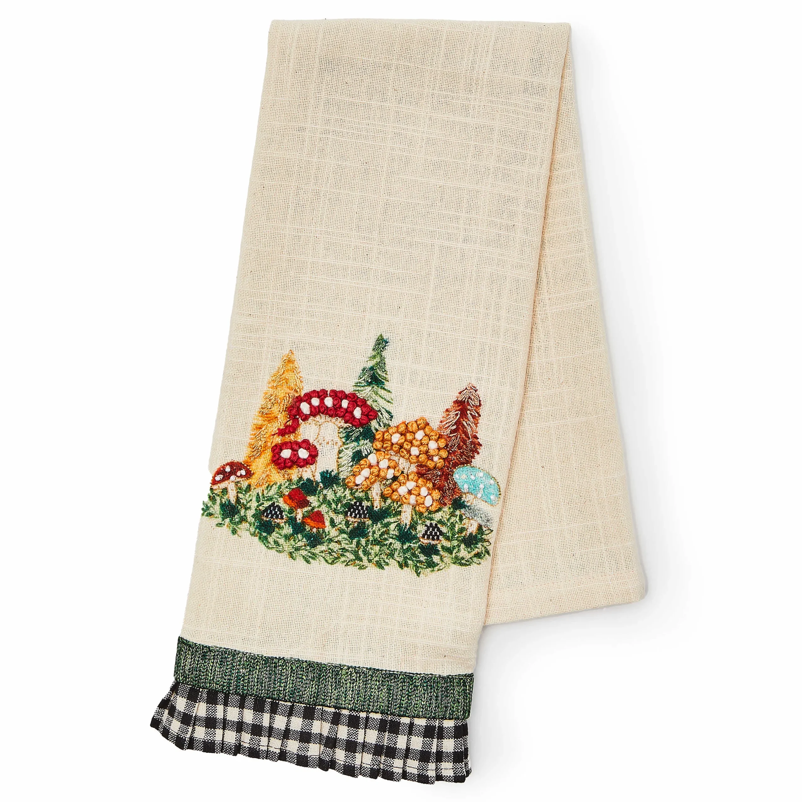 MacKenzie-Childs The Fall Shop|Kitchen & Table Linens<Mushroom Applique Dish Towel