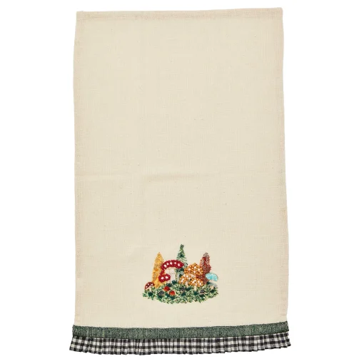 MacKenzie-Childs The Fall Shop|Kitchen & Table Linens<Mushroom Applique Dish Towel