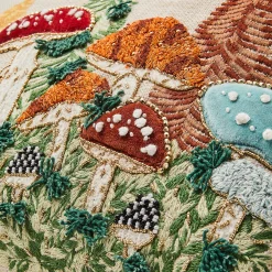 MacKenzie-Childs Pillows, Throws, & Cushions<Mushroom Embellished Lumbar Pillow