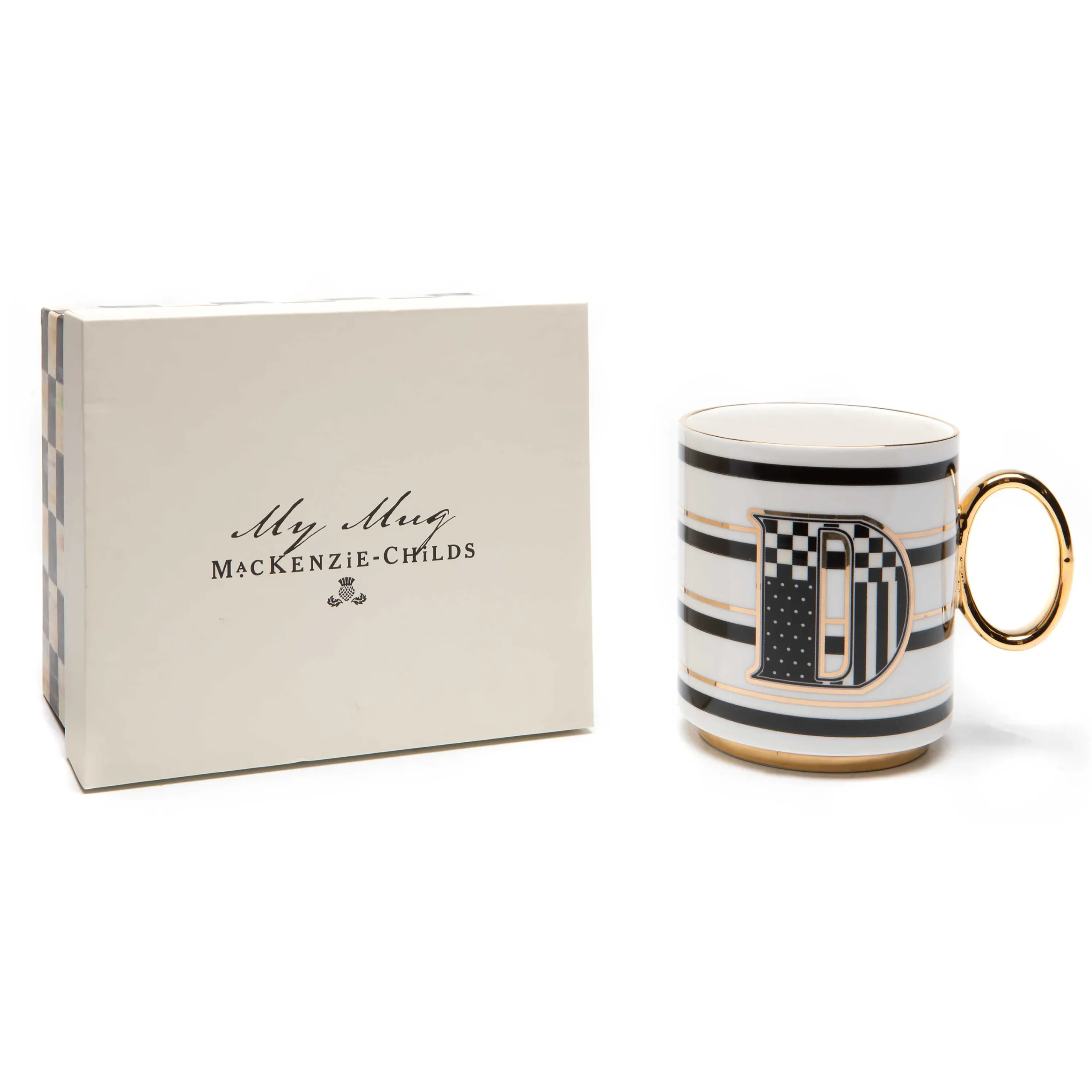 MacKenzie-Childs Drinkware|Dinnerware & Flatware<My Mug - D