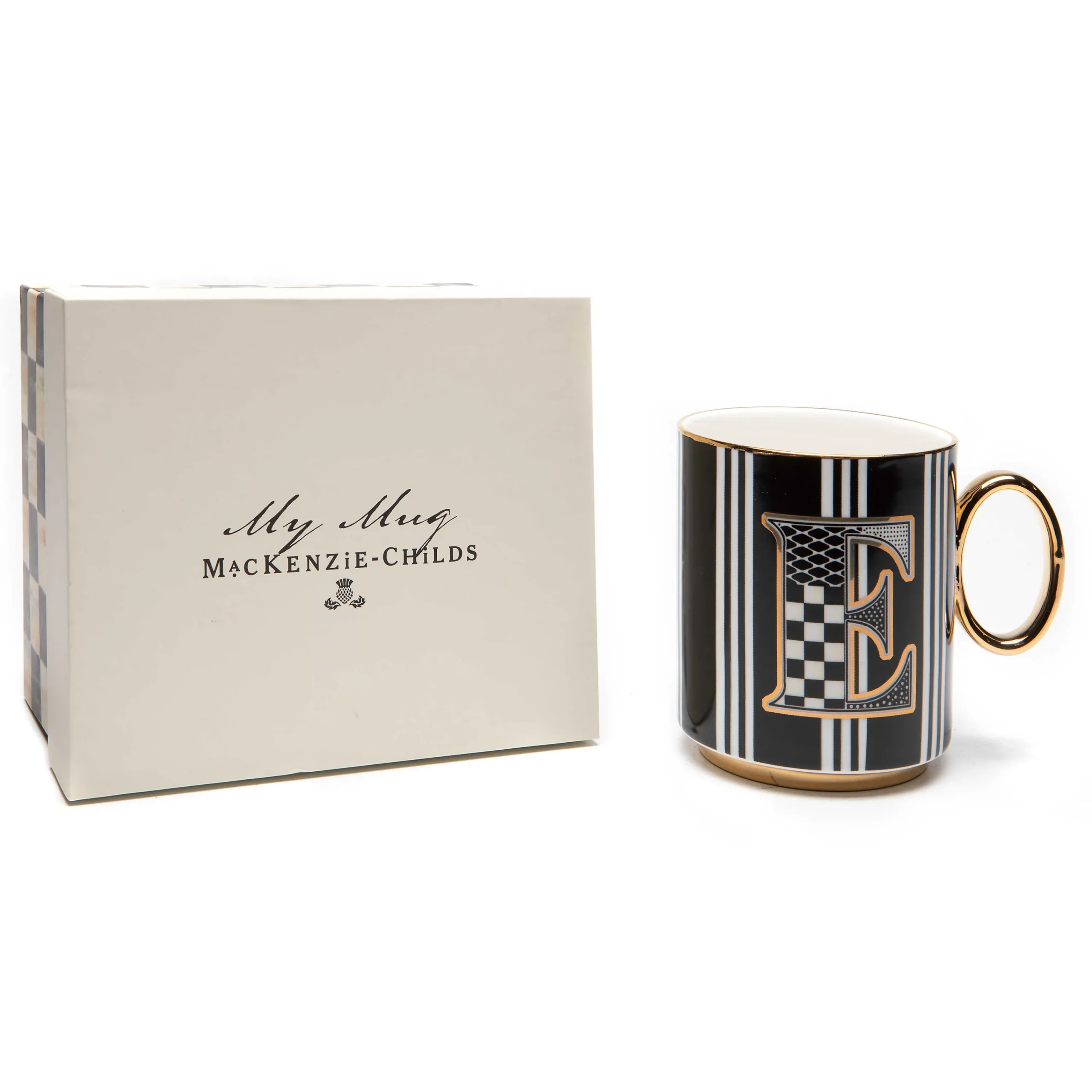 MacKenzie-Childs Drinkware|Dinnerware & Flatware<My Mug - E