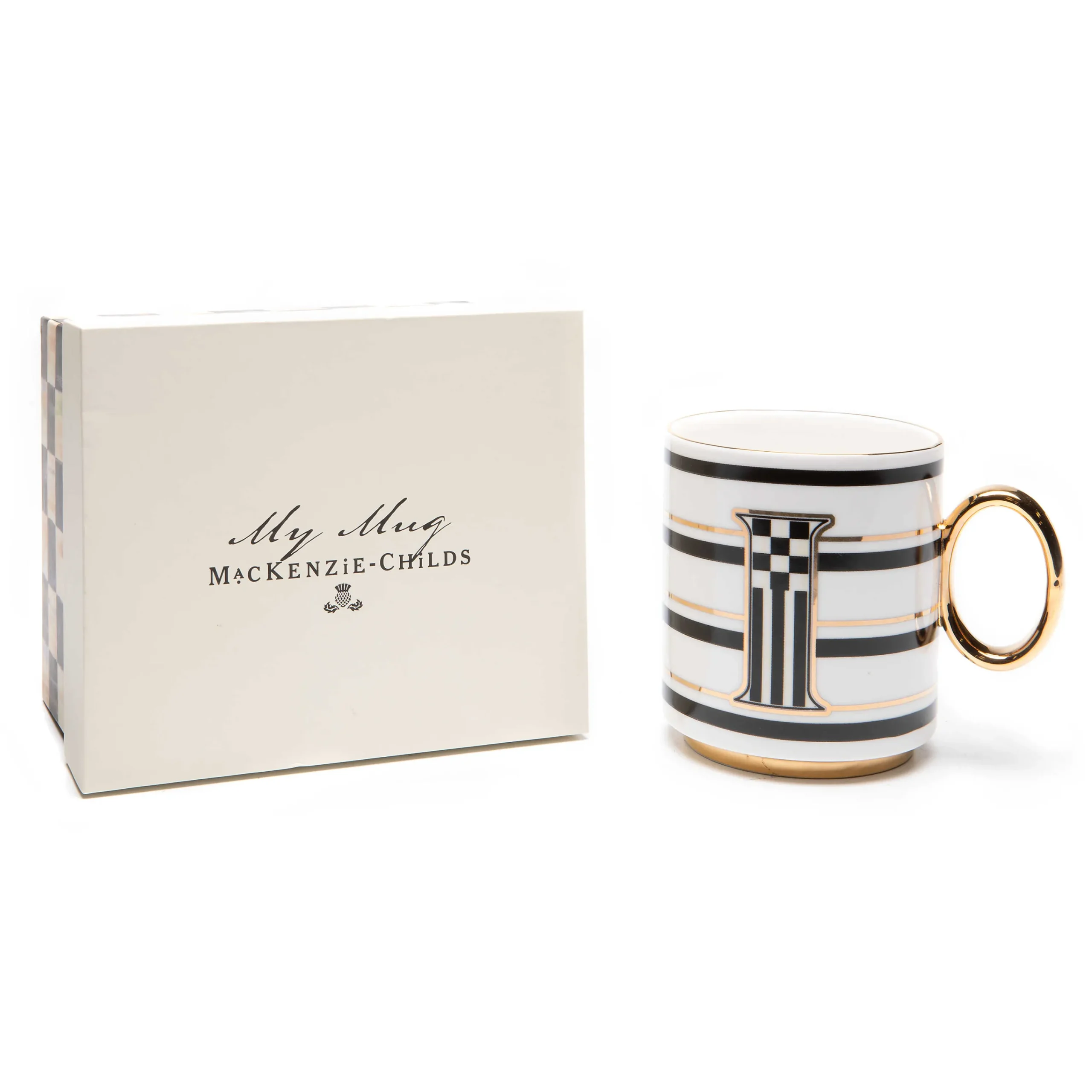 MacKenzie-Childs Drinkware|Dinnerware & Flatware<My Mug - I