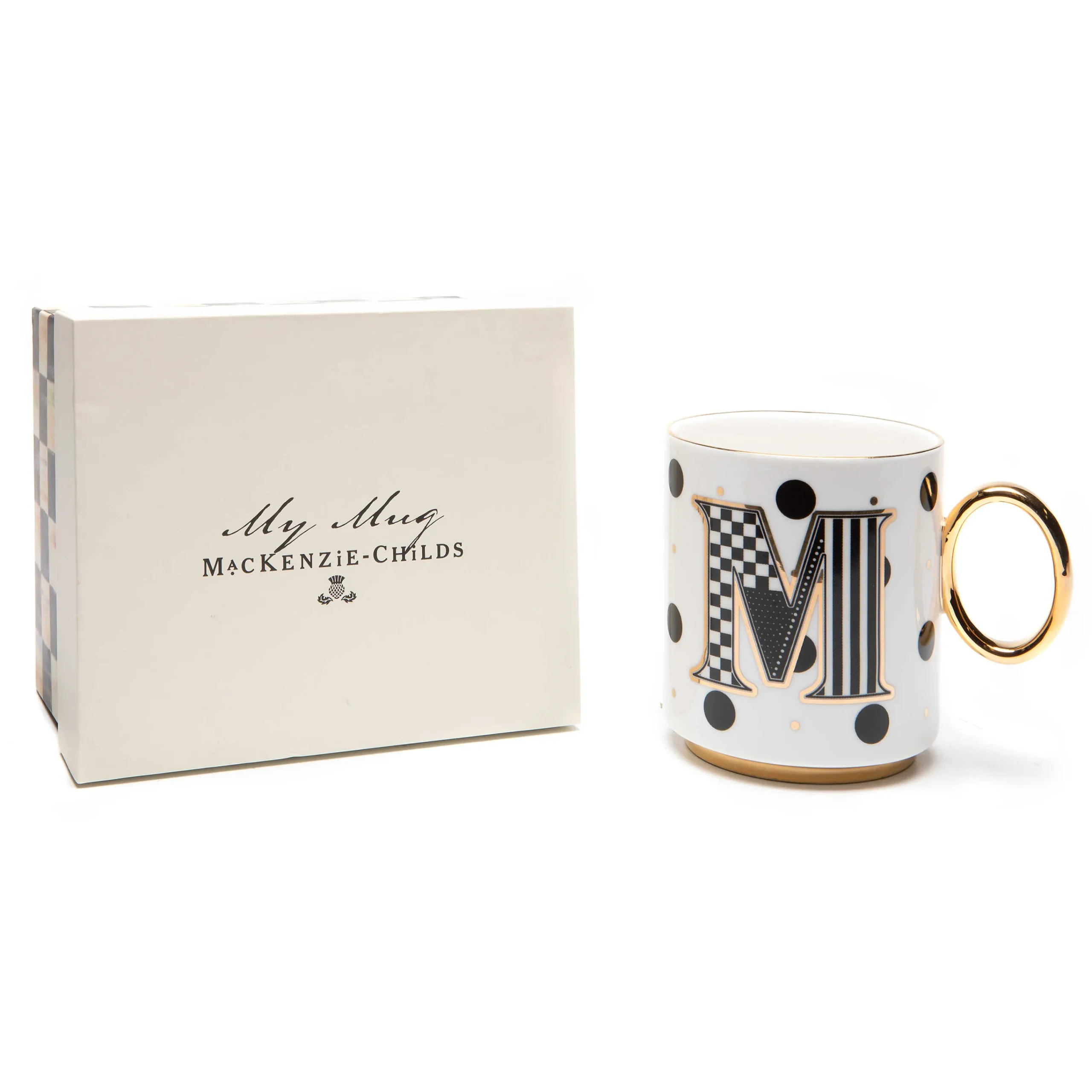 MacKenzie-Childs The Coffee Shop|Drinkware<My Mug - M