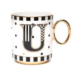 MacKenzie-Childs Drinkware|Dinnerware & Flatware<My Mug - U