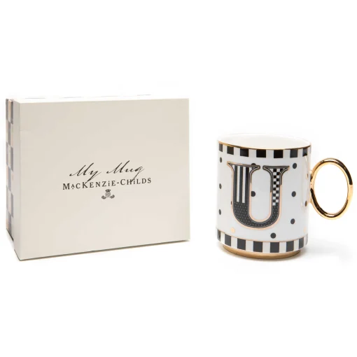 MacKenzie-Childs Drinkware|Dinnerware & Flatware<My Mug - U