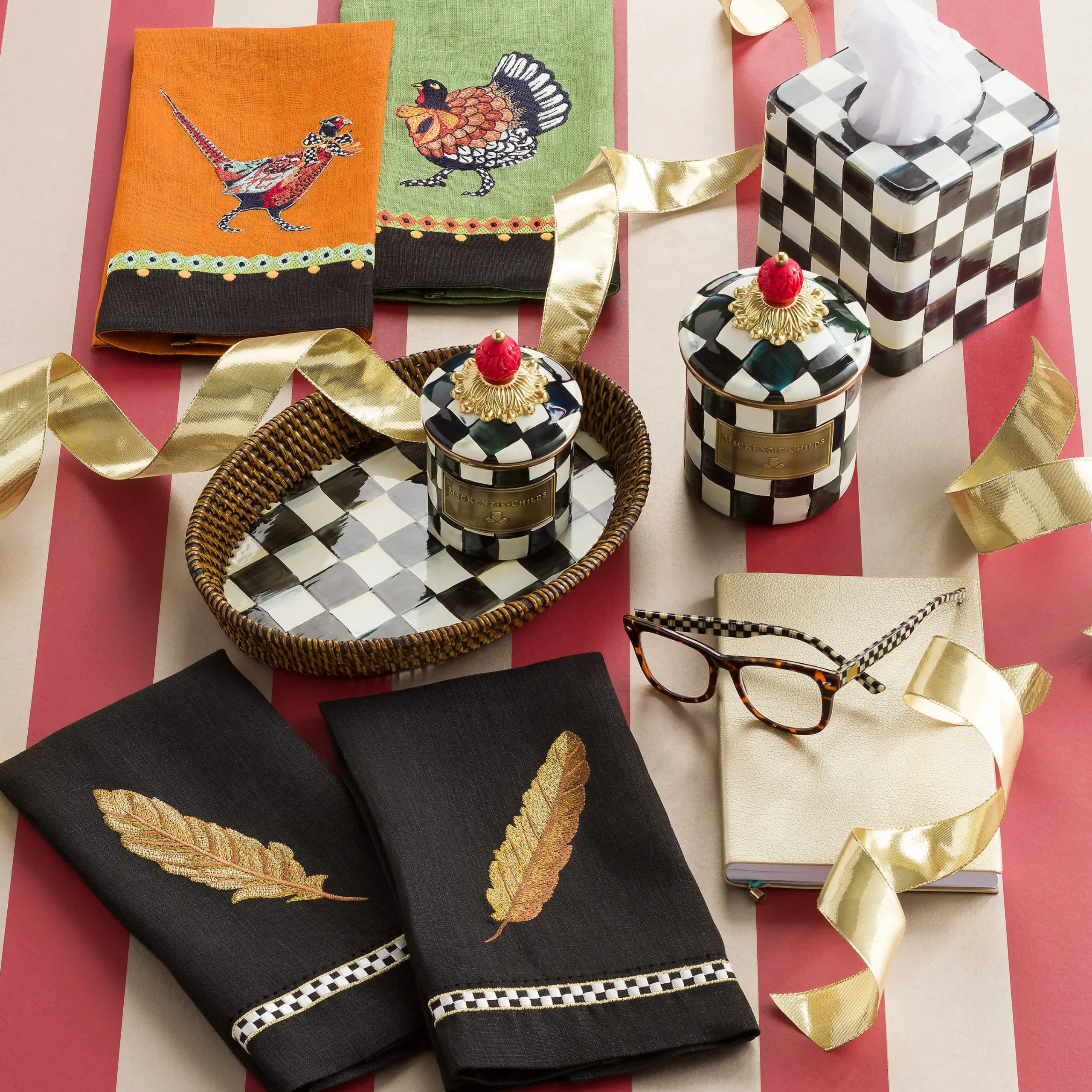 MacKenzie-Childs Accessories<Nina Readers - Tortoise - x2.0
