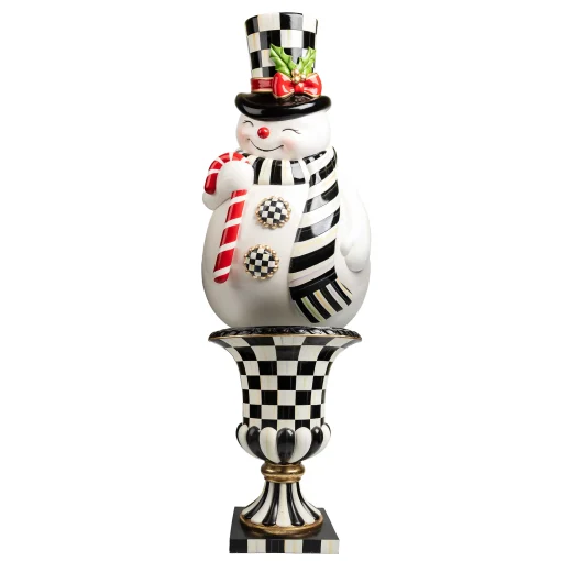 MacKenzie-Childs Holiday|Outdoor<Nostalgia Snowman Trophy Figure