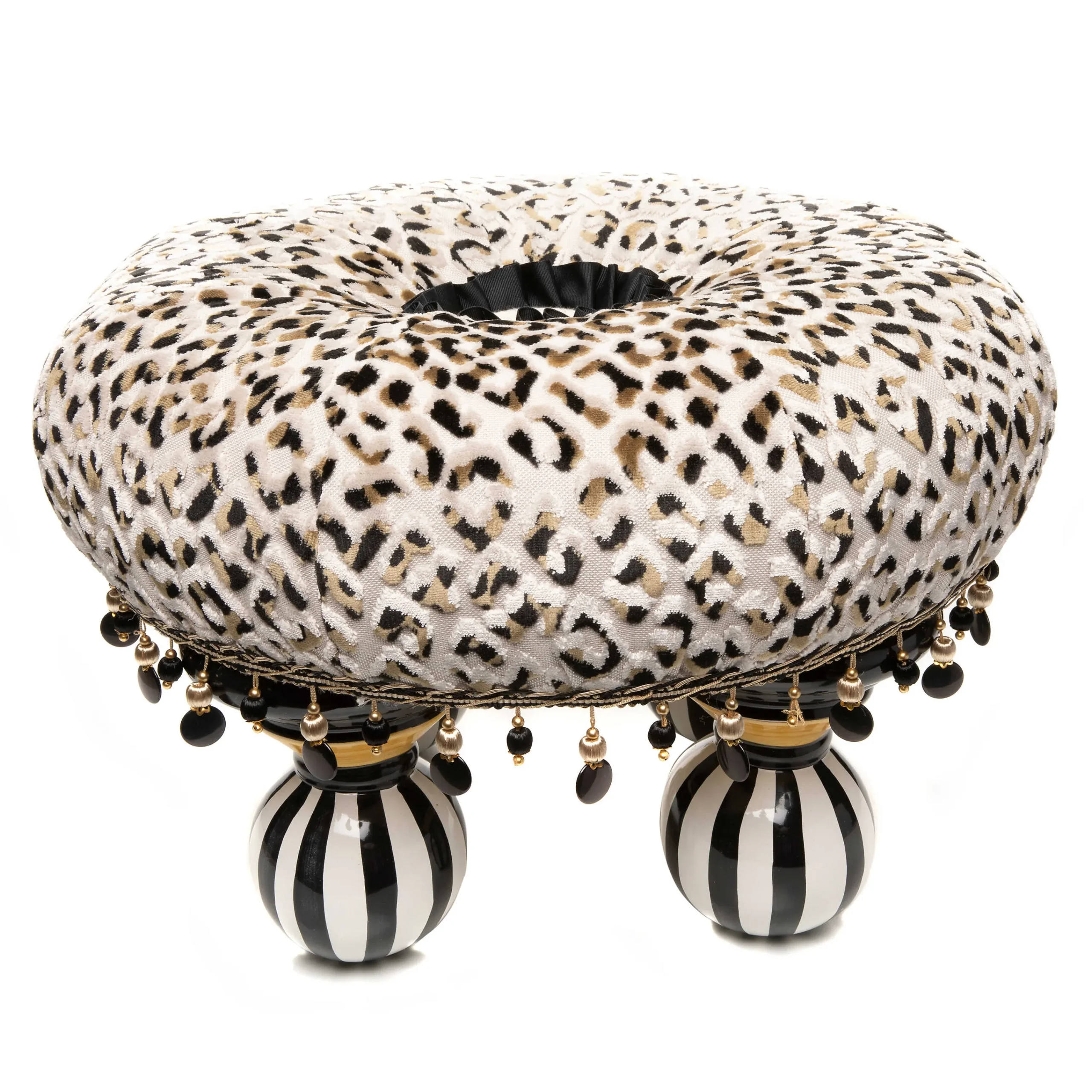 MacKenzie-Childs Living Room<Ocelot Tuffet