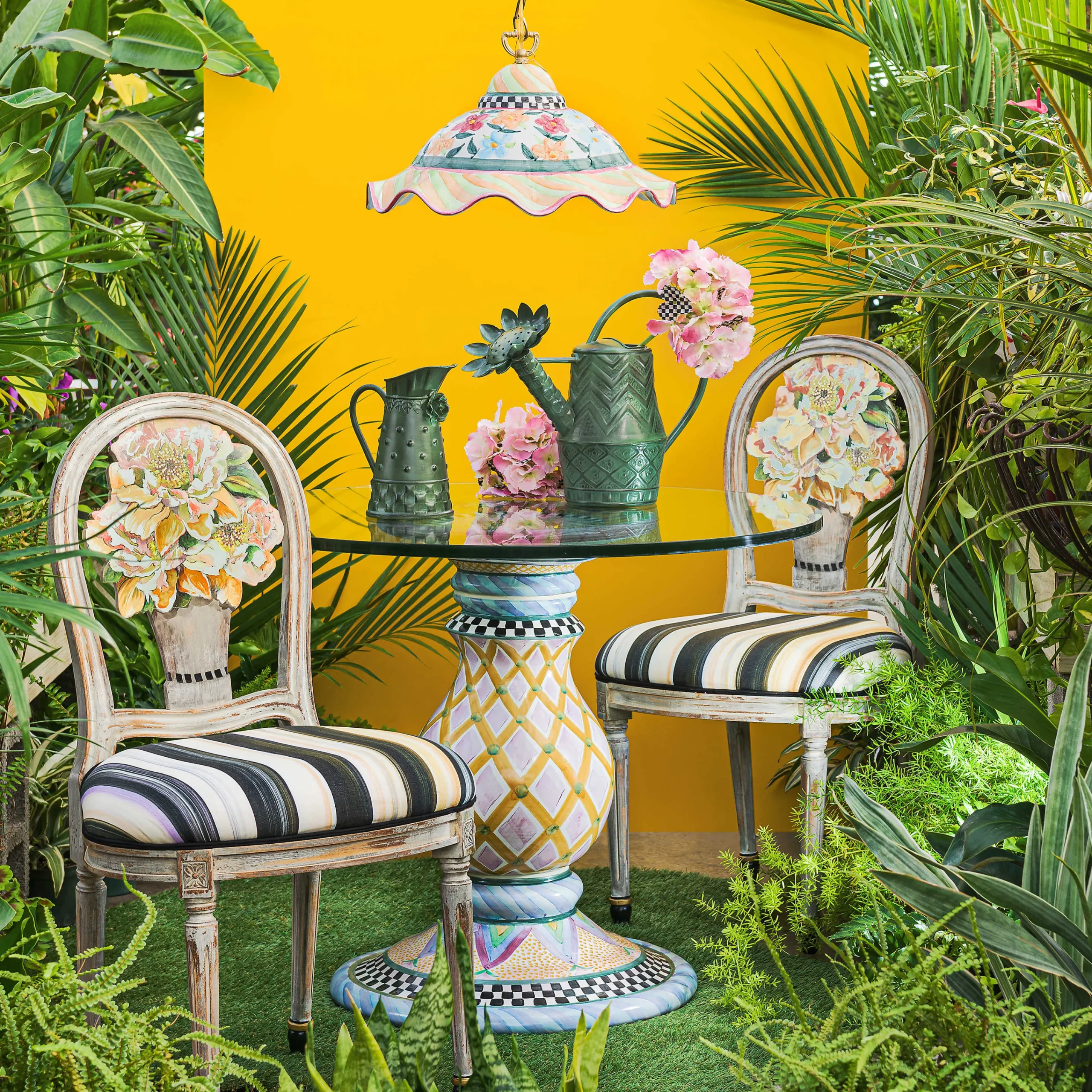 MacKenzie-Childs Dining Room & Kitchen<Odd Fellows Ceramic Pedestal Table Base