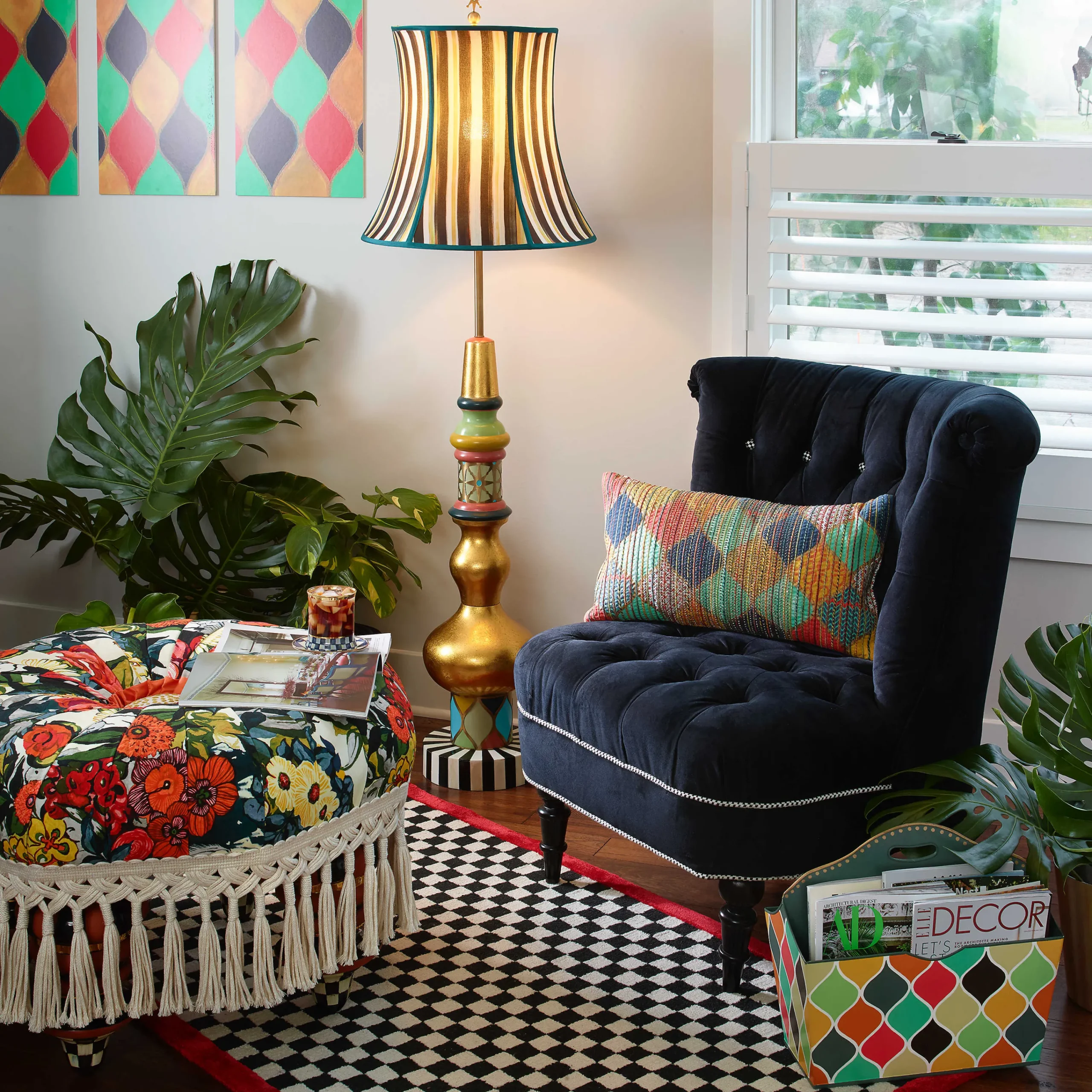 MacKenzie-Childs Lighting<Ogee Floor Lamp