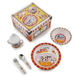 MacKenzie-Childs Kitchen & Dining Sets|Dinnerware & Flatware<On the Farm Toddler's Dinnerware Set
