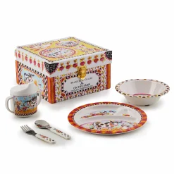 MacKenzie-Childs Kitchen & Dining Sets|Dinnerware & Flatware<On the Farm Toddler's Dinnerware Set