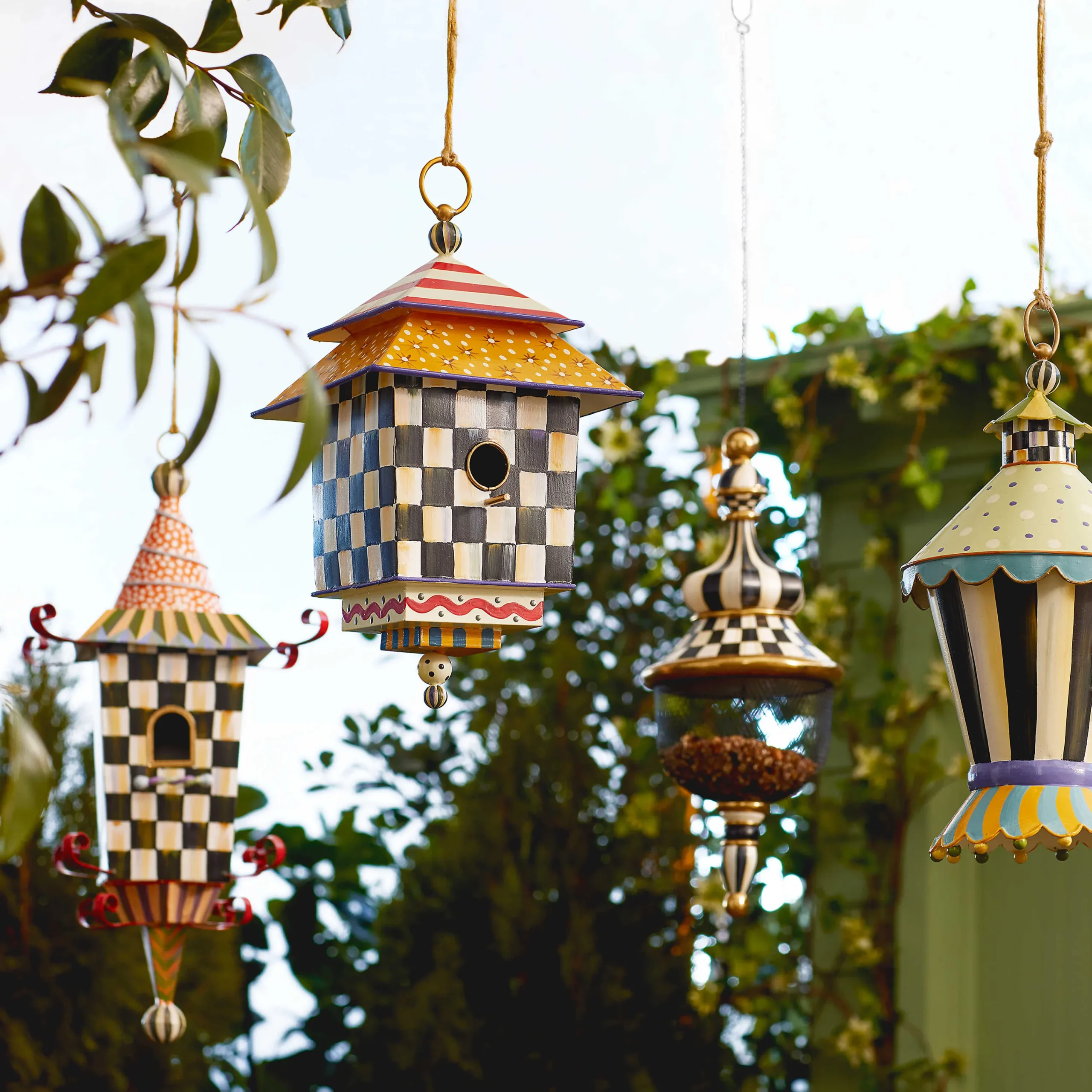 MacKenzie-Childs Spring|Outdoor<Pagoda Birdhouse