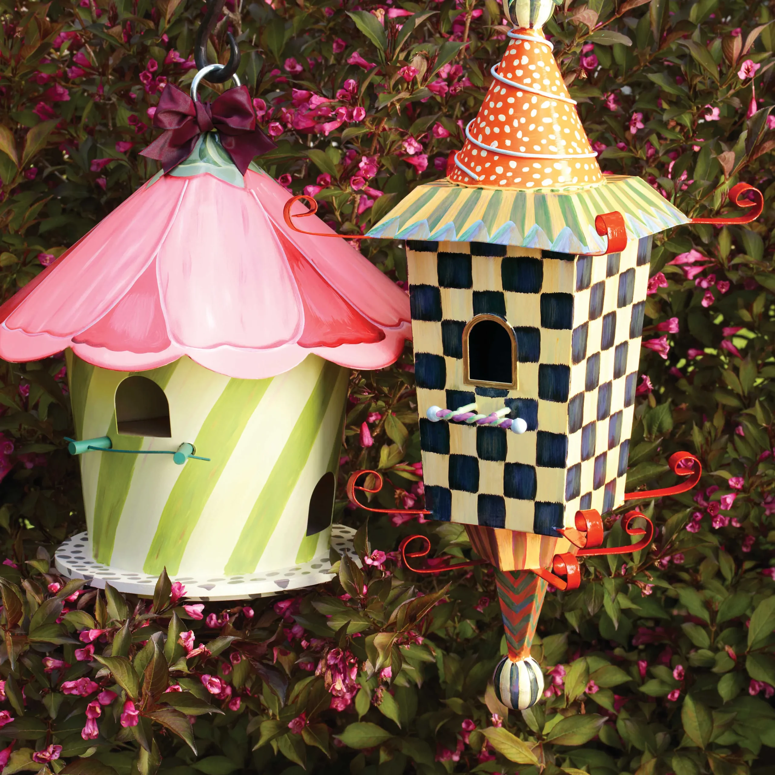 MacKenzie-Childs Spring|Outdoor<Pagoda Birdhouse