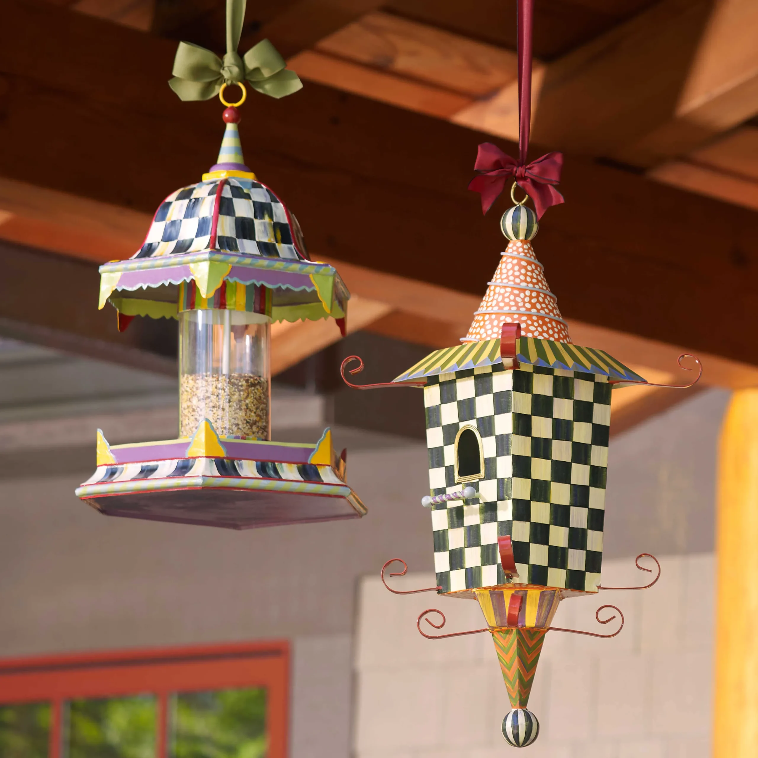 MacKenzie-Childs Spring|Outdoor<Pagoda Birdhouse