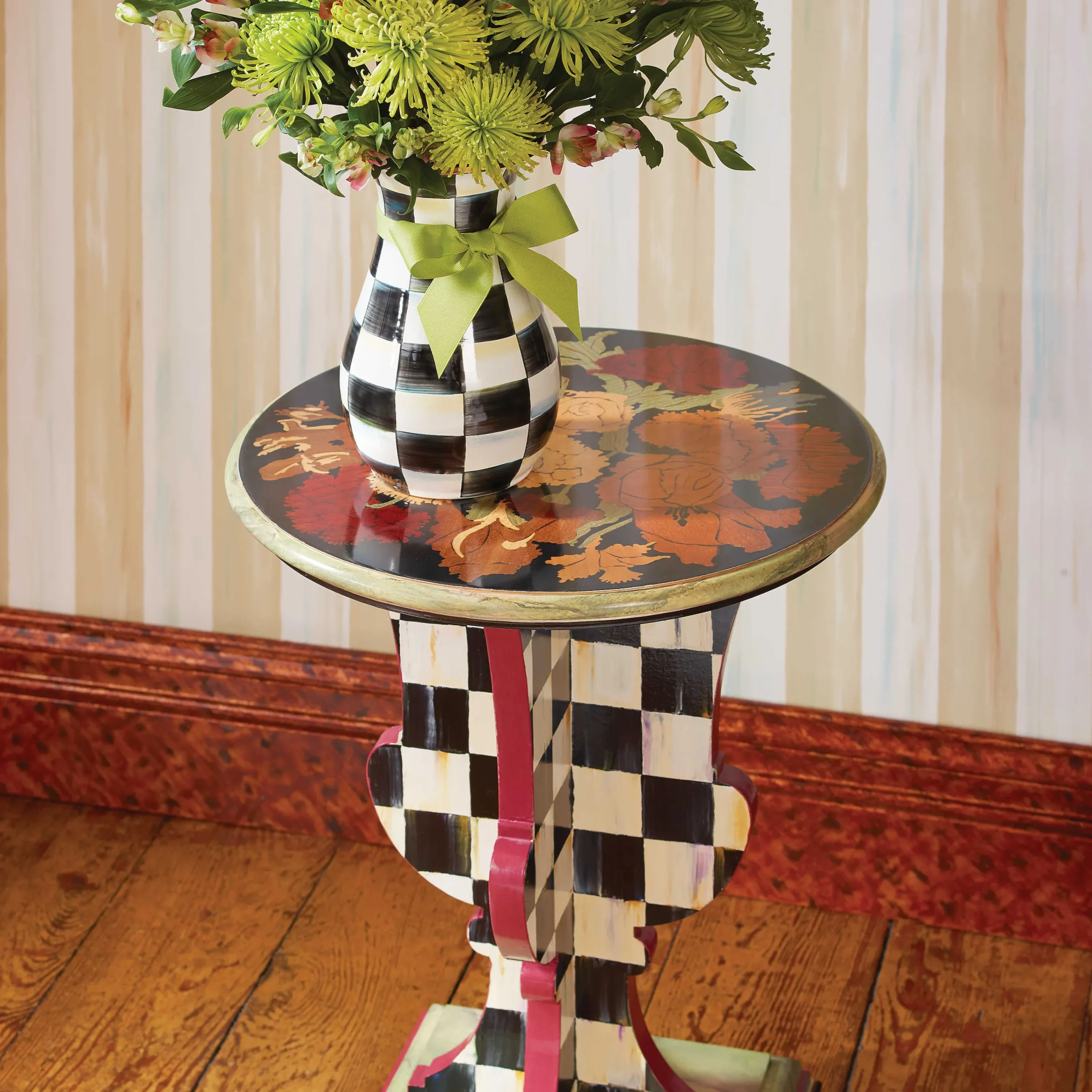 MacKenzie-Childs Finishing Touches|Room Accents<Parchment Stripe Wallpaper