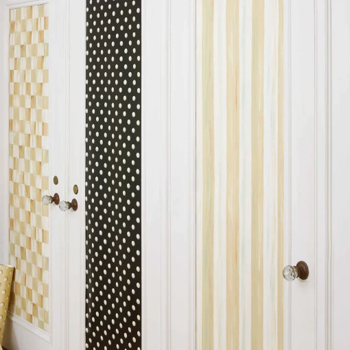 MacKenzie-Childs Finishing Touches|Room Accents<Parchment Stripe Wallpaper