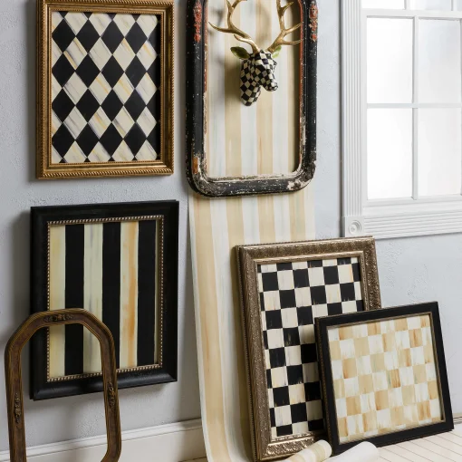 MacKenzie-Childs Finishing Touches|Room Accents<Parchment Stripe Wallpaper