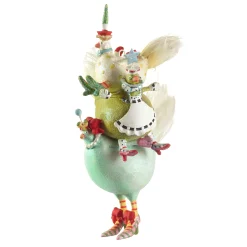 MacKenzie-Childs Holiday<Patience Brewster 12 Days 3 French Hens Ornament
