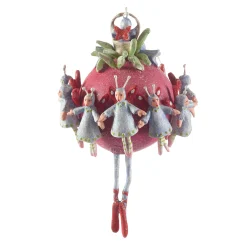 MacKenzie-Childs Holiday<Patience Brewster 12 Days 11 Ladies Dancing Ornament