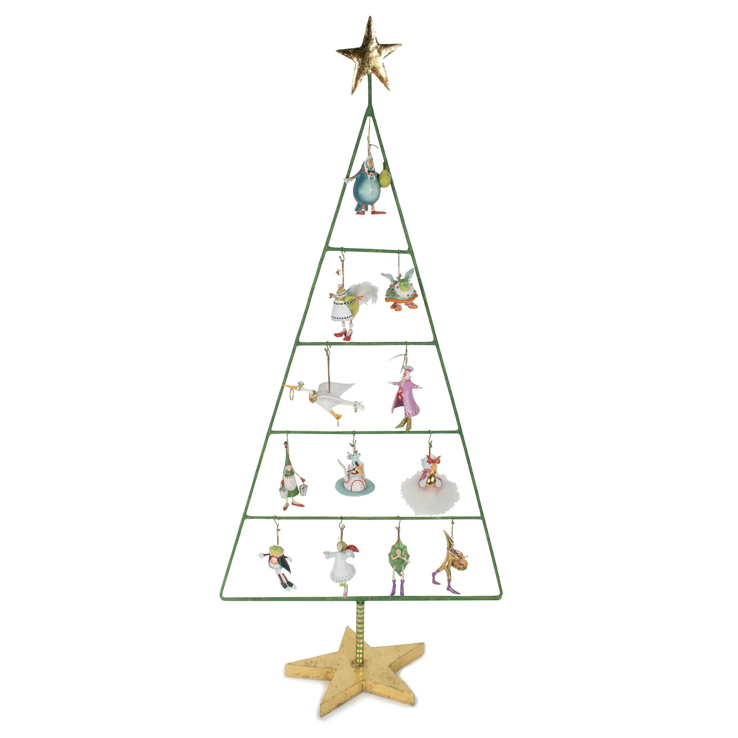 MacKenzie-Childs Holiday<Patience Brewster 12 Days Mini Ornament Display Tree