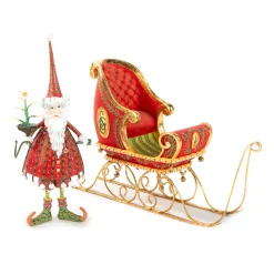 MacKenzie-Childs Holiday<Patience Brewster Dash Away Sleigh Ornament