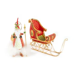 MacKenzie-Childs Holiday<Patience Brewster Dash Away Sleigh Ornament