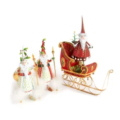 MacKenzie-Childs Holiday<Patience Brewster Dash Away Sleigh Ornament