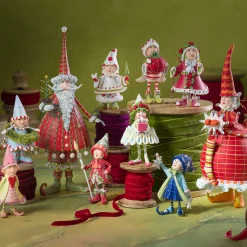 MacKenzie-Childs Holiday<Patience Brewster Dash Away Cupid's Elf Ornament