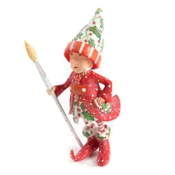 MacKenzie-Childs Holiday<Patience Brewster Dash Away Vixen's Elf Ornament