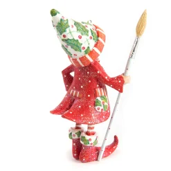 MacKenzie-Childs Holiday<Patience Brewster Dash Away Vixen's Elf Ornament