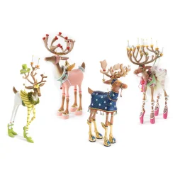 MacKenzie-Childs Holiday|Room Accents<Patience Brewster Dash Away Reindeer Figure Set-B