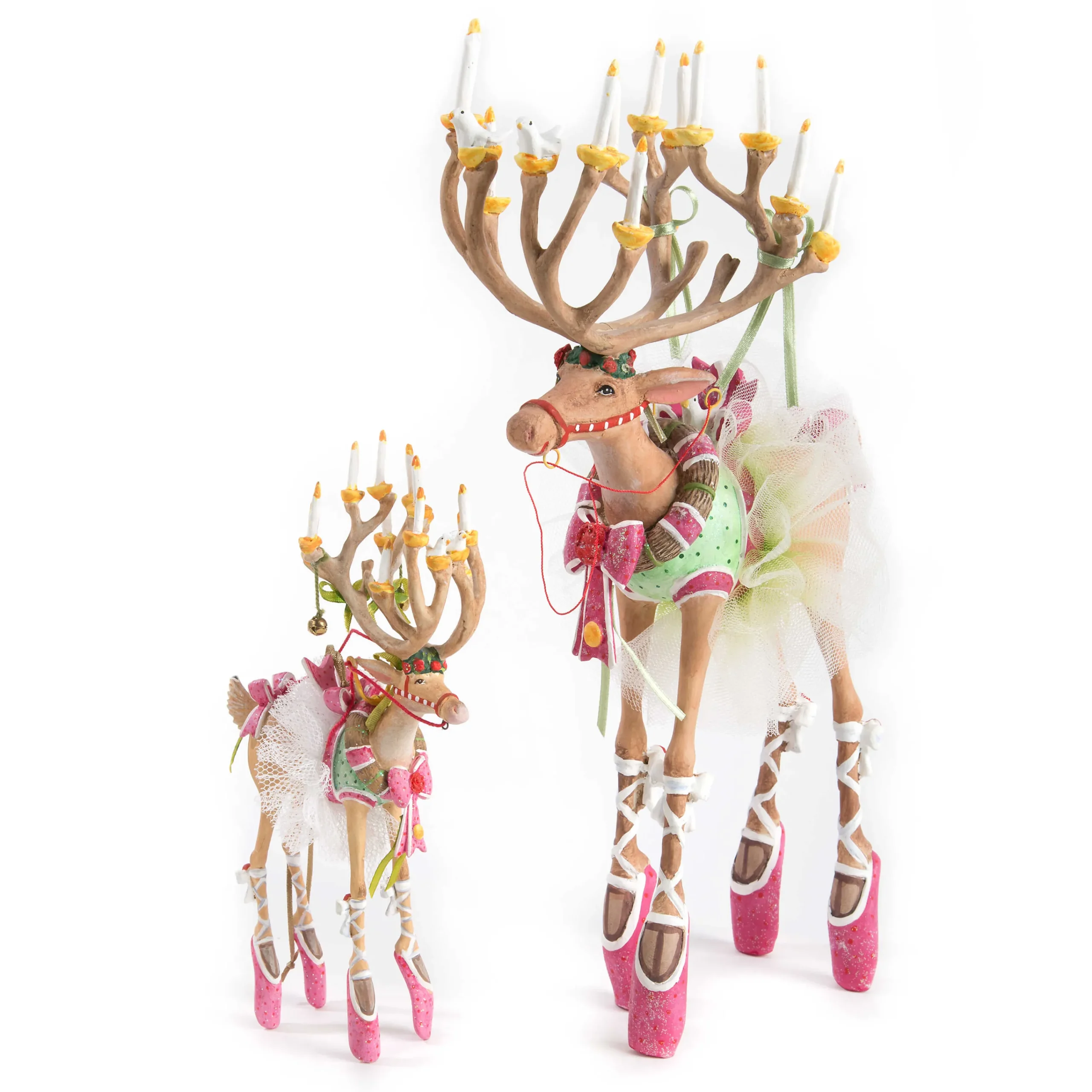 MacKenzie-Childs Holiday|Room Accents<Patience Brewster Dash Away Dancer Reindeer Figure