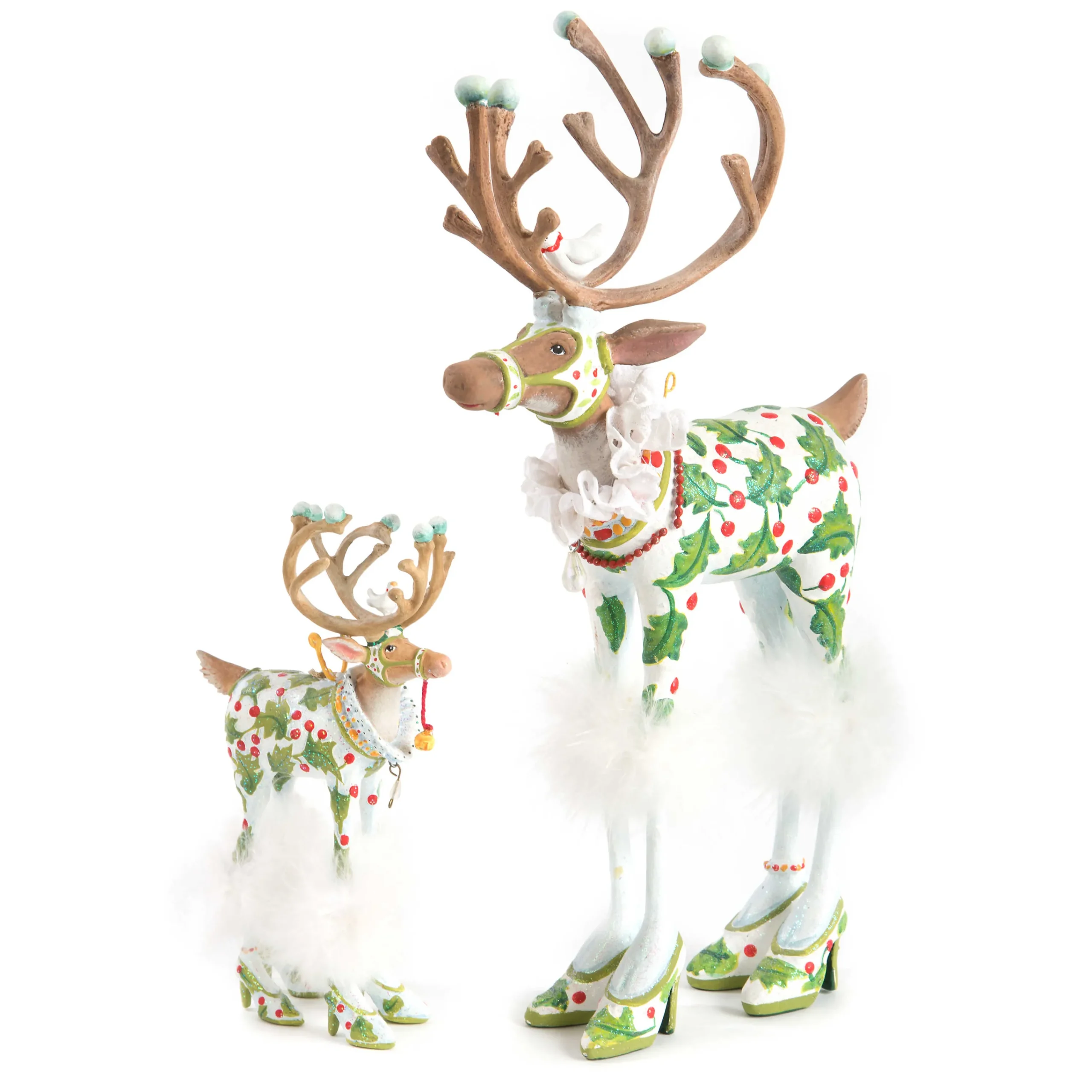 MacKenzie-Childs Holiday<Patience Brewster Dash Away Vixen Reindeer Ornament